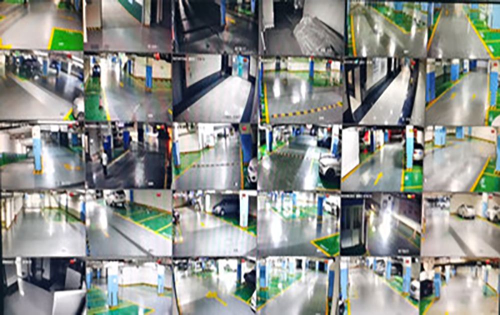 写字楼室内地下停车场监控安装项目