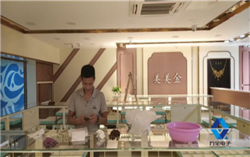 成都美美金珠宝店联网报警系统